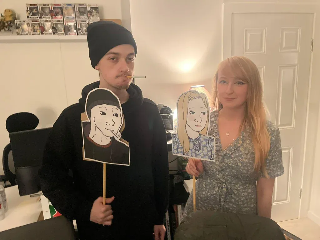 This halloween costume is so BASED!