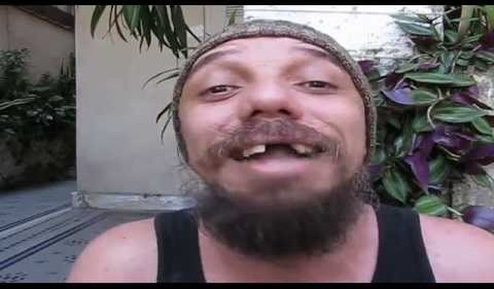 Who was the first person to walk on the moon? Whoever guesses correctly, I'll tell you where I locked this guy up