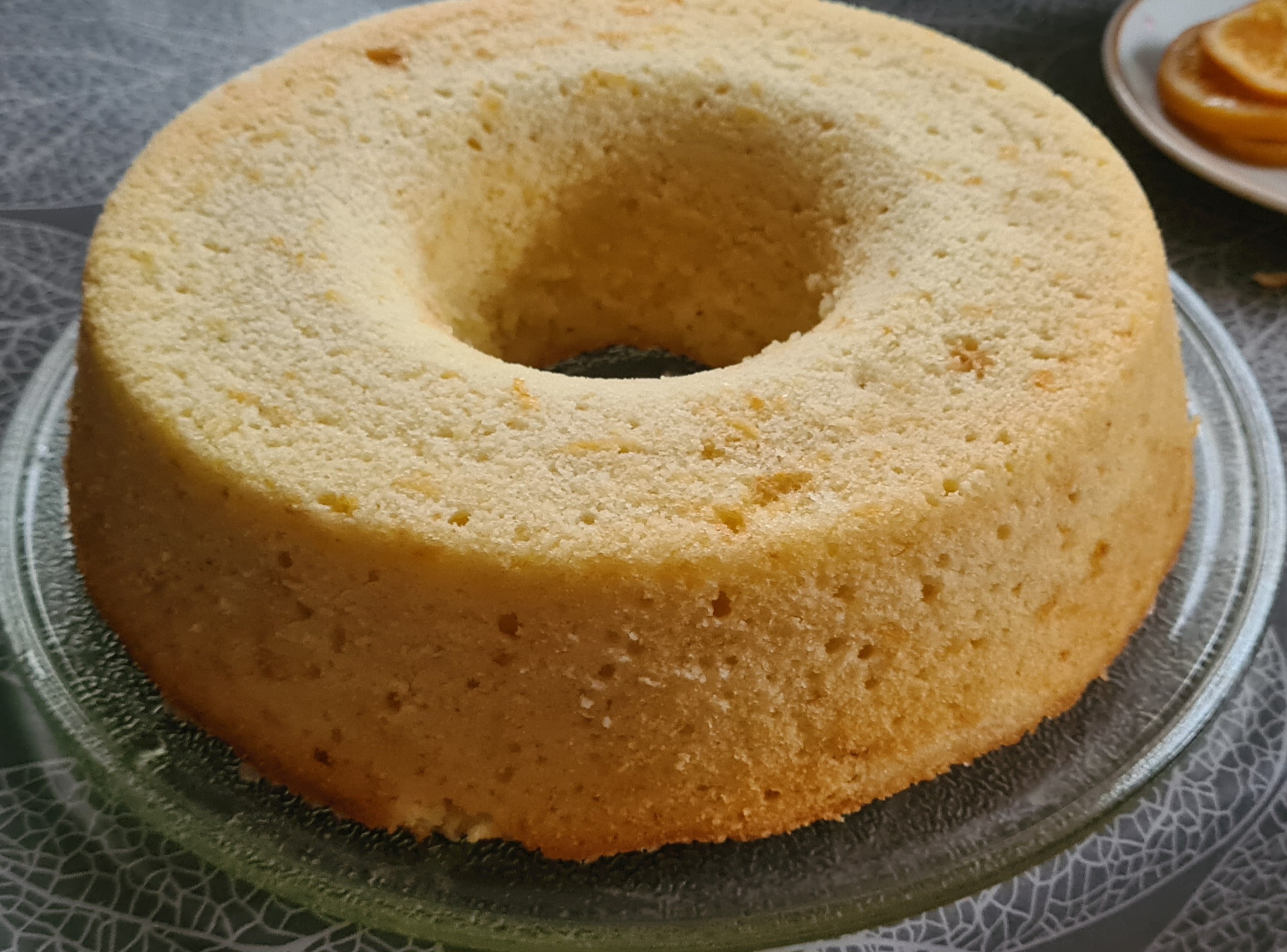 Lemon cake made with homemade lemons!