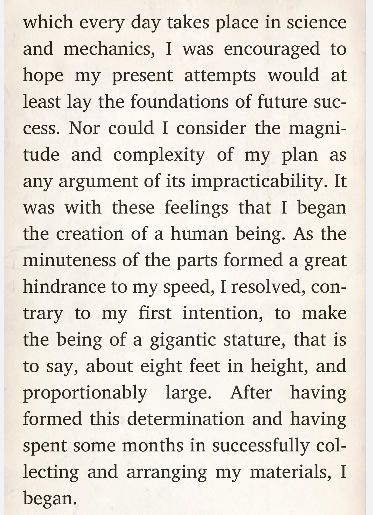 Frankenstein; or, The Modern Prometheus